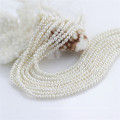 Small Seed 3mm Cheap Semi Round Natural Freshwater Pearl Strand